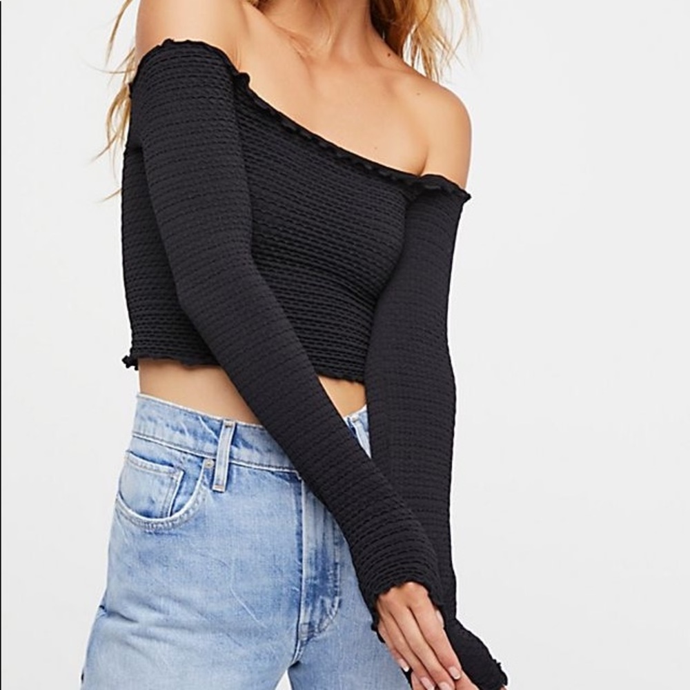 Intimately Free People Textured Crop Top
